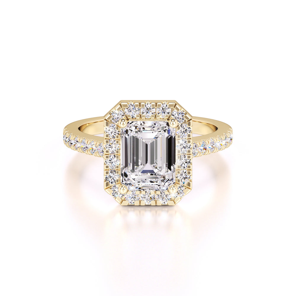 Charlotte Lab Grown Diamond Ring | Yellow Gold | 1