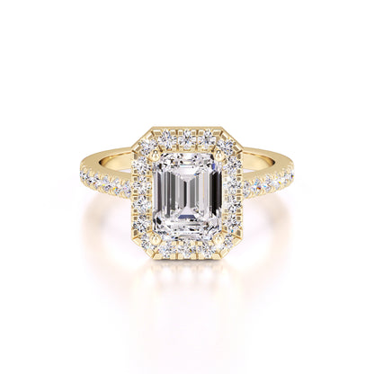 Charlotte Lab Grown Diamond Ring | Yellow Gold | 1
