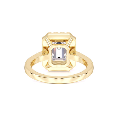 Charlotte Moissanite & Lab Grown Diamond Ring | Yellow Gold | 3