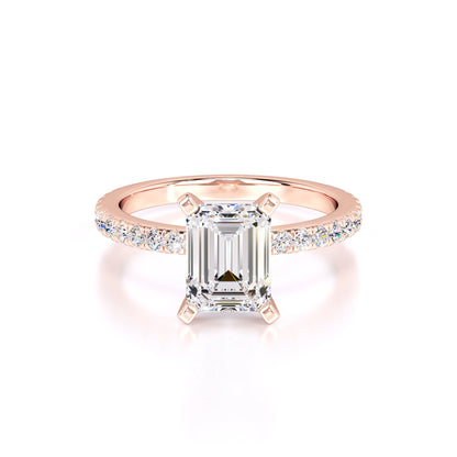 Peyton Lab Grown Diamond Ring | Rose Gold | 1