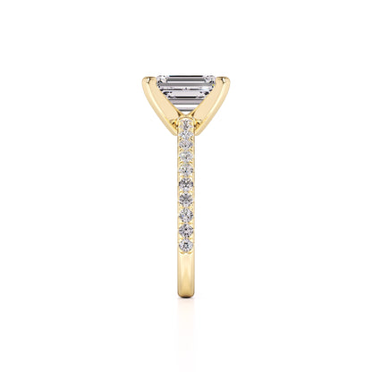 Peyton Lab Grown Diamond Ring | Yellow Gold | 4