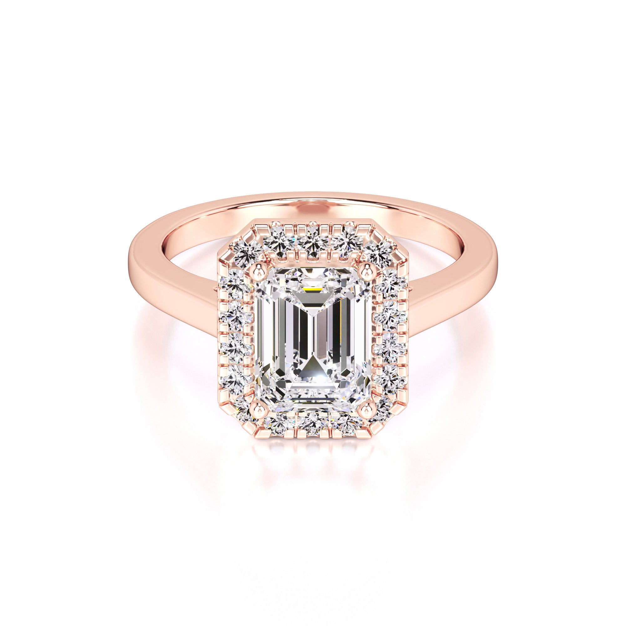 Kelsey Lab Grown Diamond Ring | Rose Gold | 1