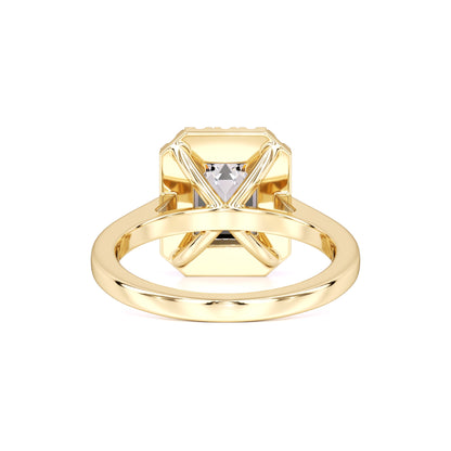 Kelsey Moissanite & Lab Grown Diamond Ring | Yellow Gold | 3