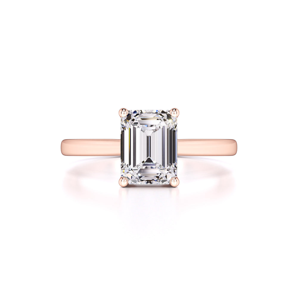 Brielle Moissanite Ring | Rose Gold | 1