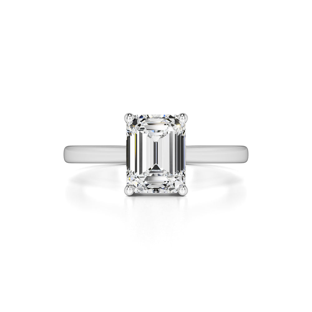 Brielle Moissanite Ring | White Gold | 1