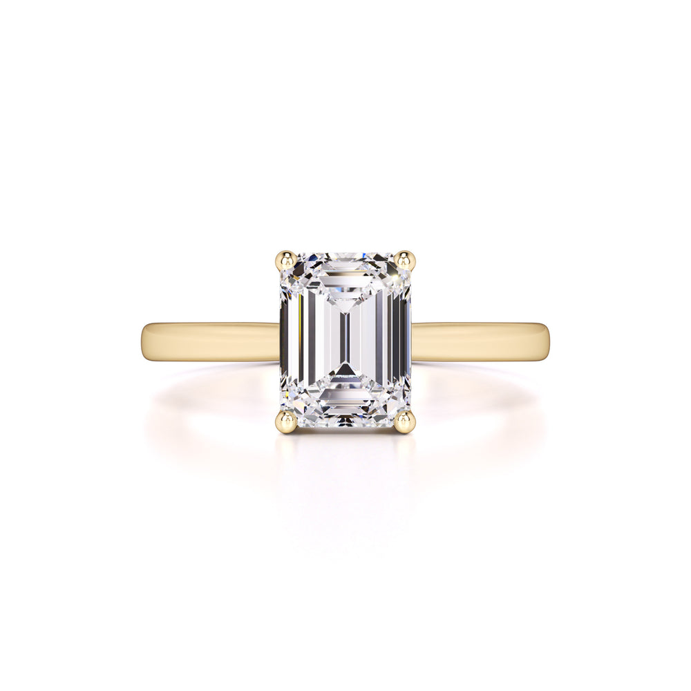 Brielle Moissanite Ring | Yellow Gold | 1