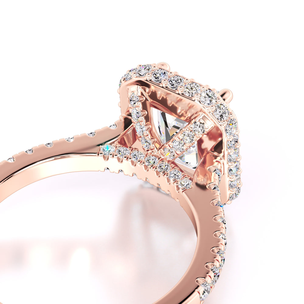 Amara Lab Grown Diamond Ring | Rose Gold | 2