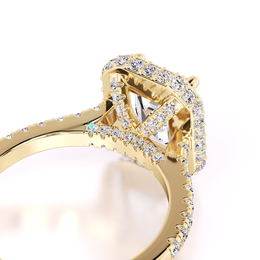 Amara Lab Grown Diamond Ring | Yellow Gold | 2