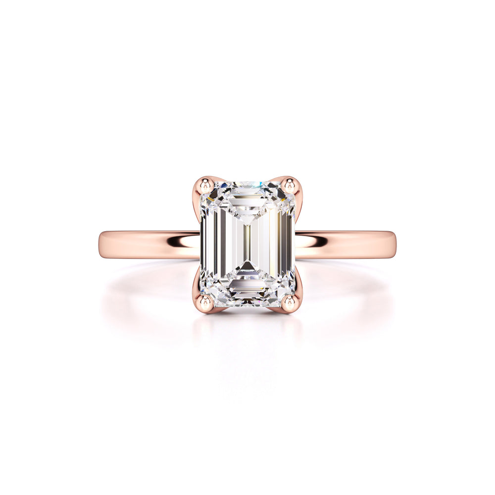 Lilia Moissanite Ring | Rose Gold | 1