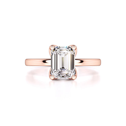 Lilia Moissanite Ring | Rose Gold | 1
