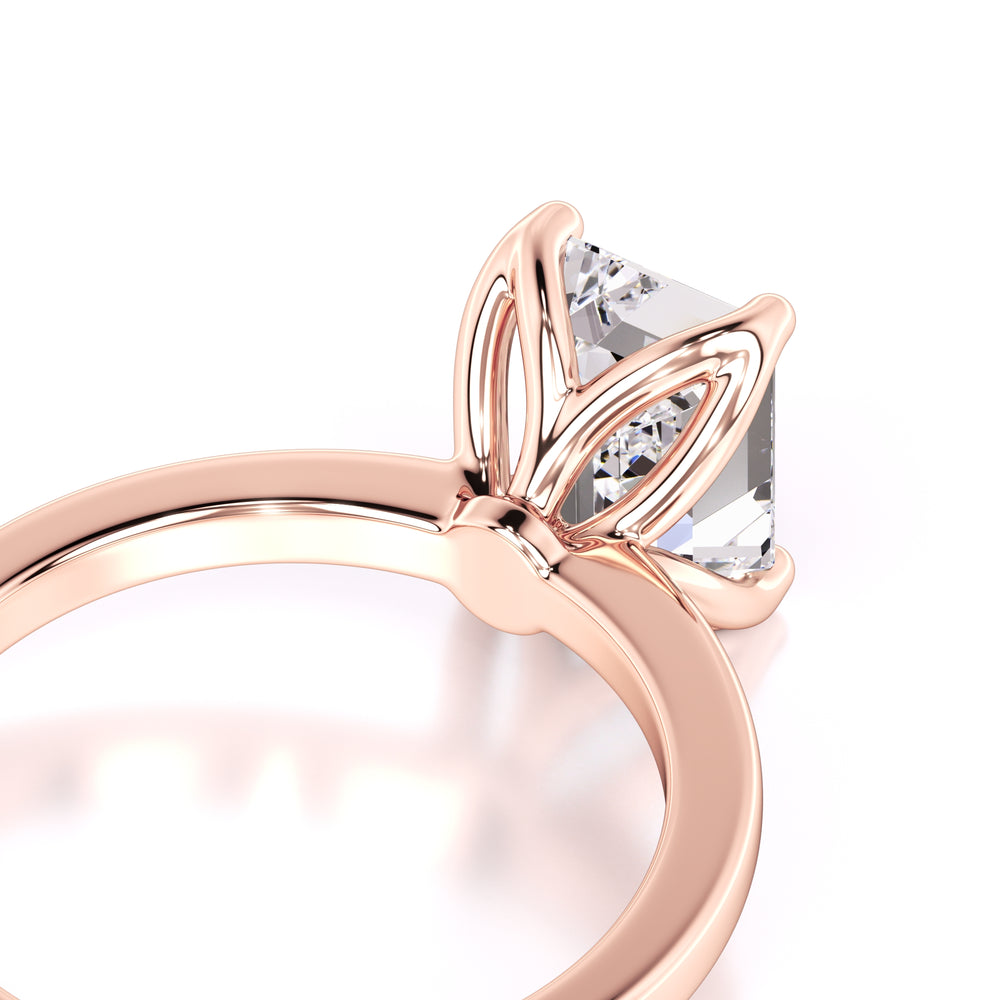 Lilia Moissanite Ring | Rose Gold | 2