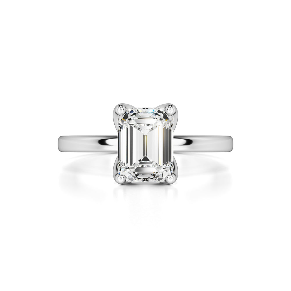 Lilia Moissanite Ring | White Gold | 1