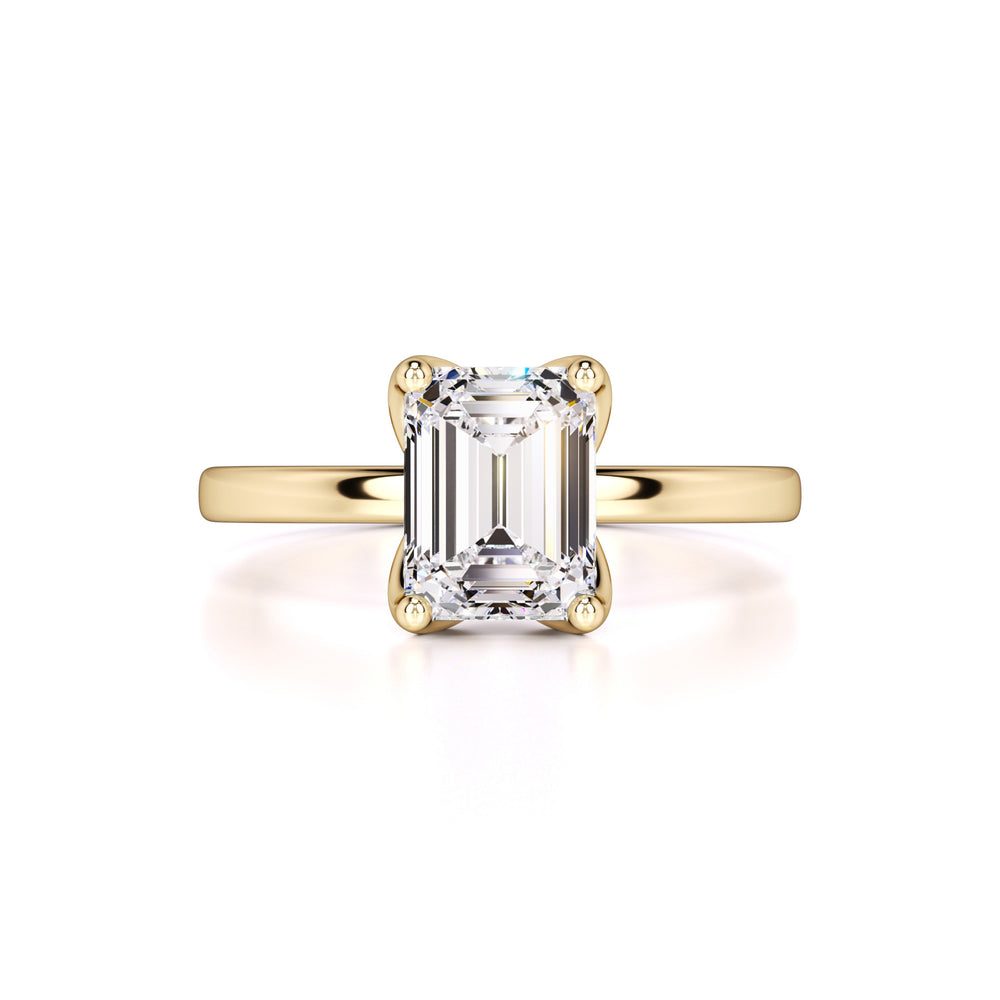 Lilia Moissanite Ring | Yellow Gold | 1