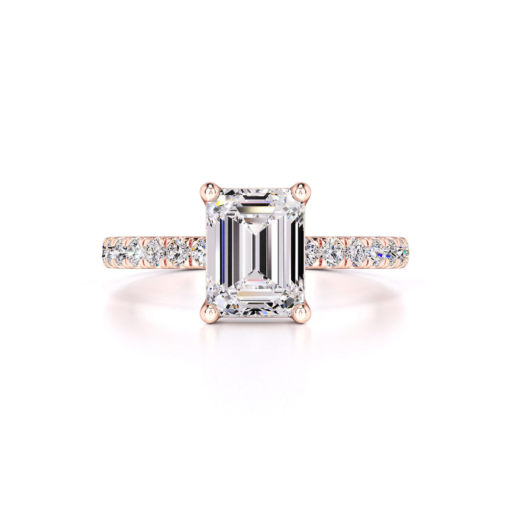 Tinsley Moissanite & Lab Grown Diamond Ring | Rose Gold | 1