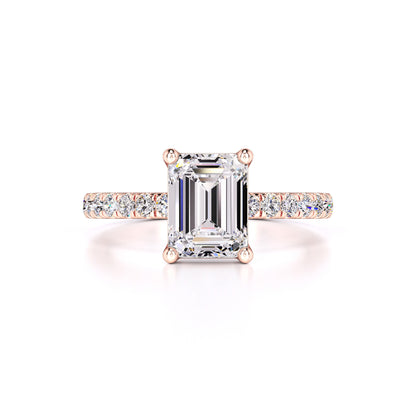 Tinsley Moissanite & Lab Grown Diamond Ring | Rose Gold | 1