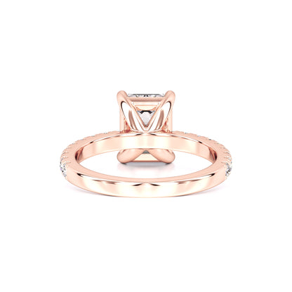 Tinsley Moissanite & Lab Grown Diamond Ring | Rose Gold | 3