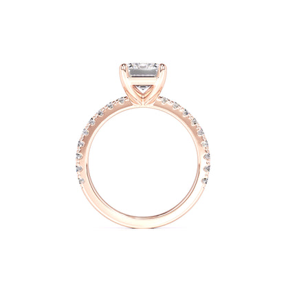 Tinsley Moissanite & Lab Grown Diamond Ring | Rose Gold | 4