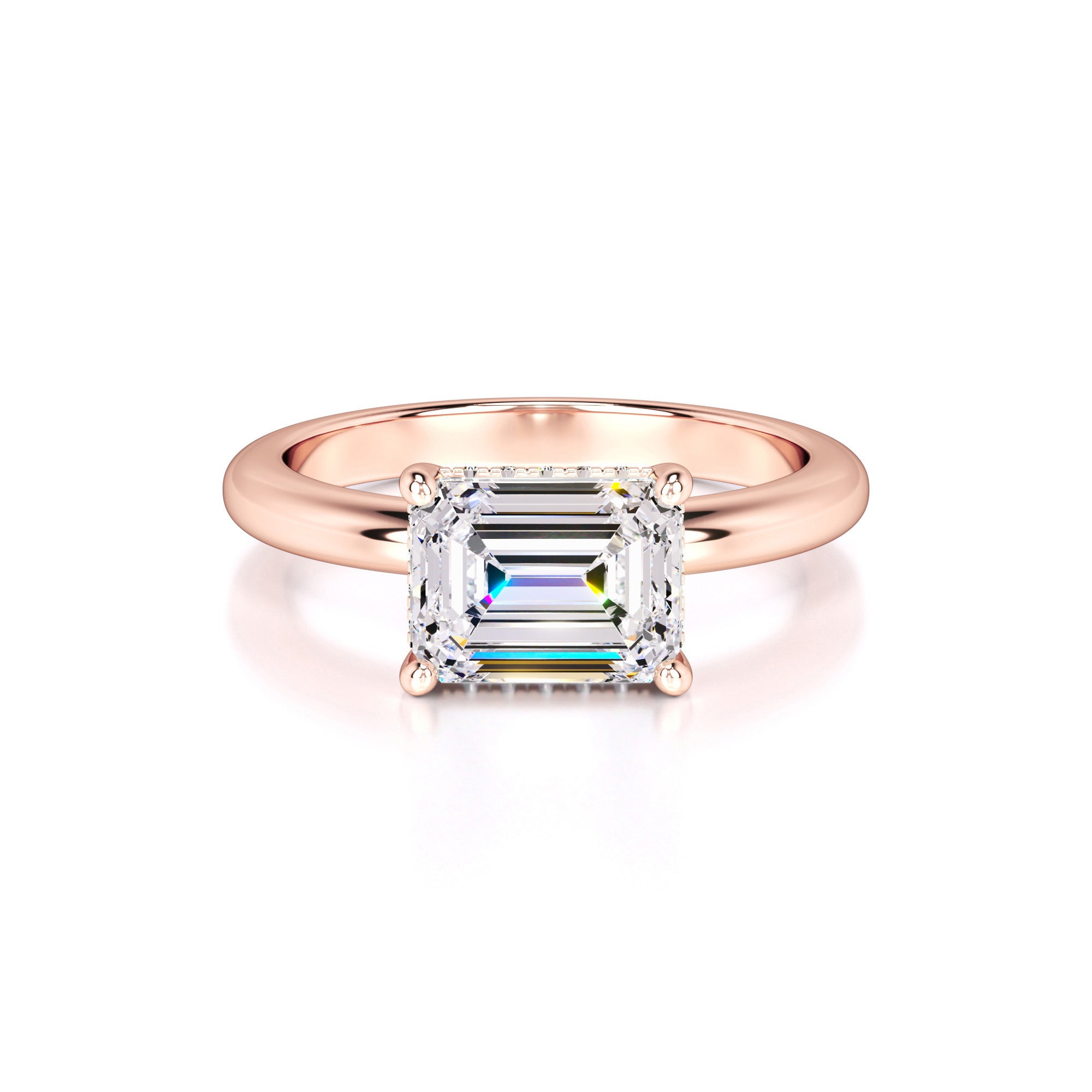 Riley Lab Grown Diamond Ring | Rose Gold | 1