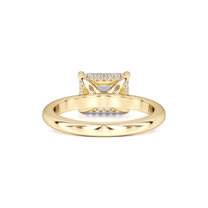 Riley Moissanite & Lab Grown Diamond Ring | Yellow Gold | 3