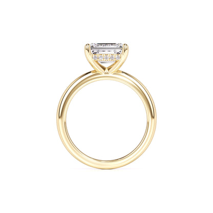 Riley Moissanite & Lab Grown Diamond Ring | Yellow Gold | 4