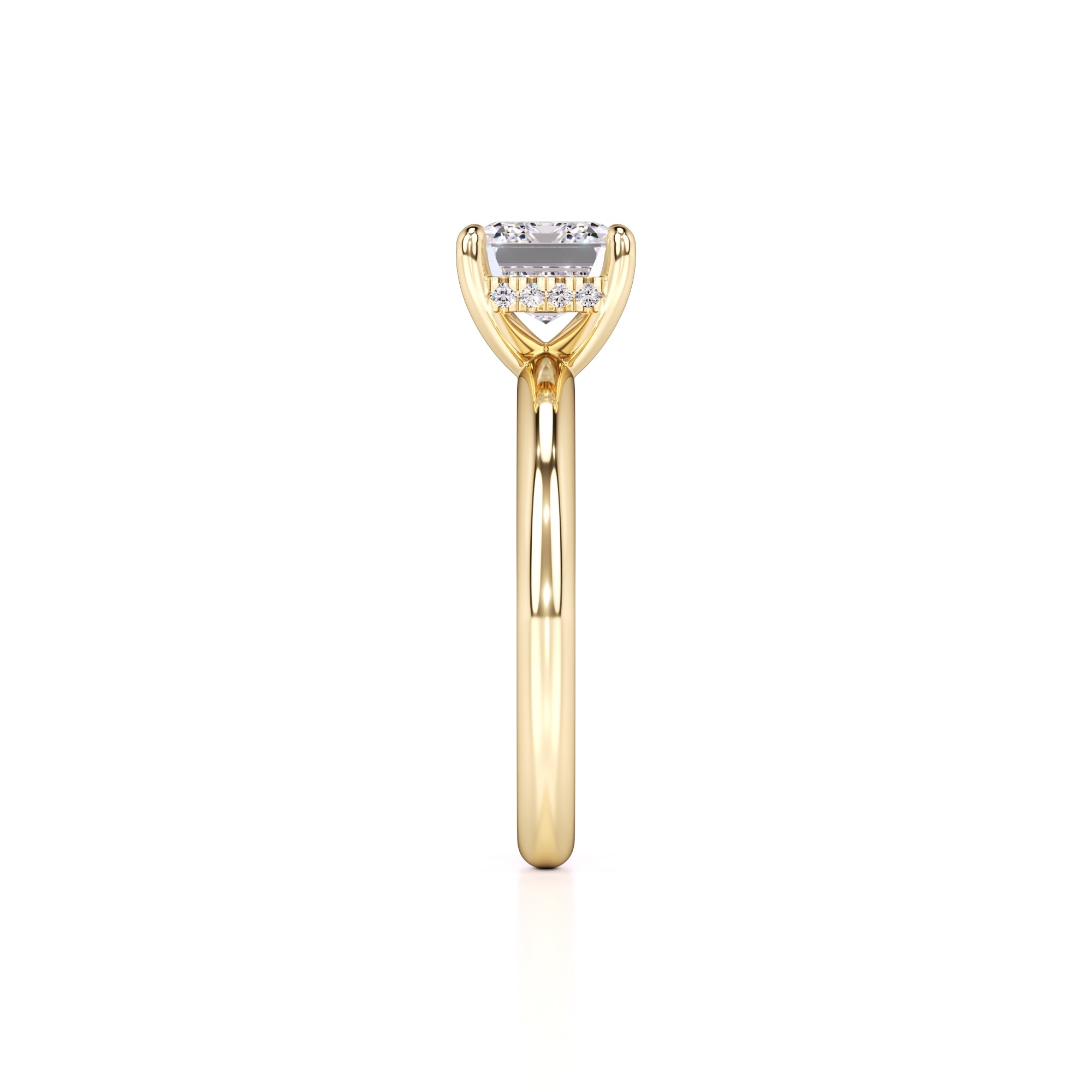Riley Lab Grown Diamond Ring | Yellow Gold | 4