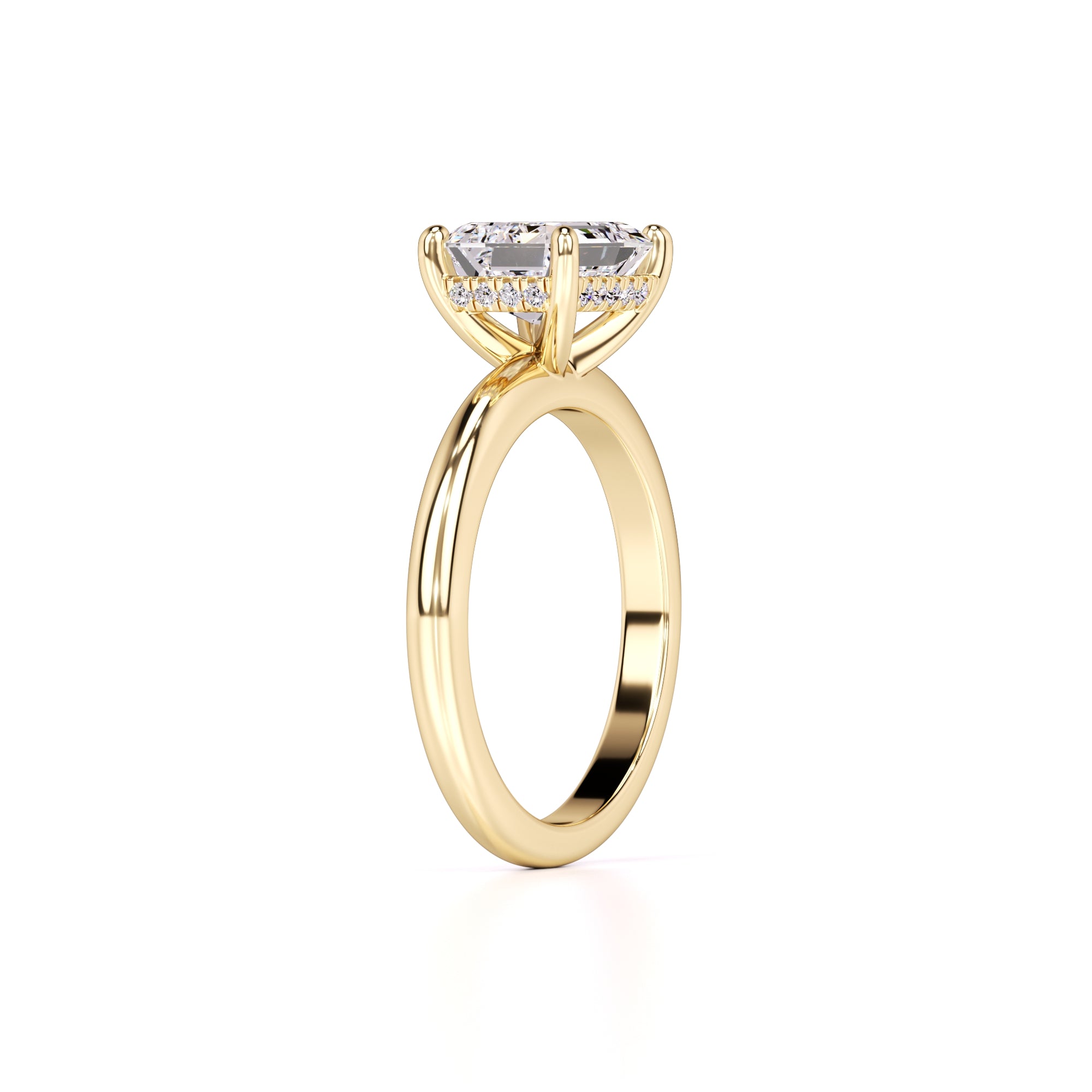 Riley Lab Grown Diamond Ring | Yellow Gold | 3