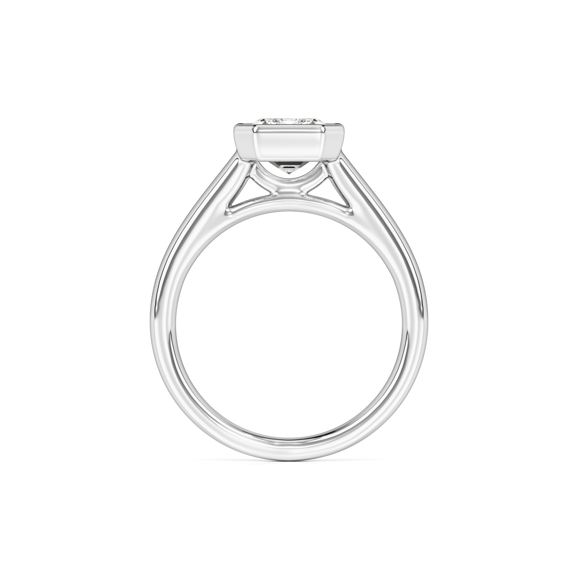 Serena Moissanite Ring | White Gold | 4