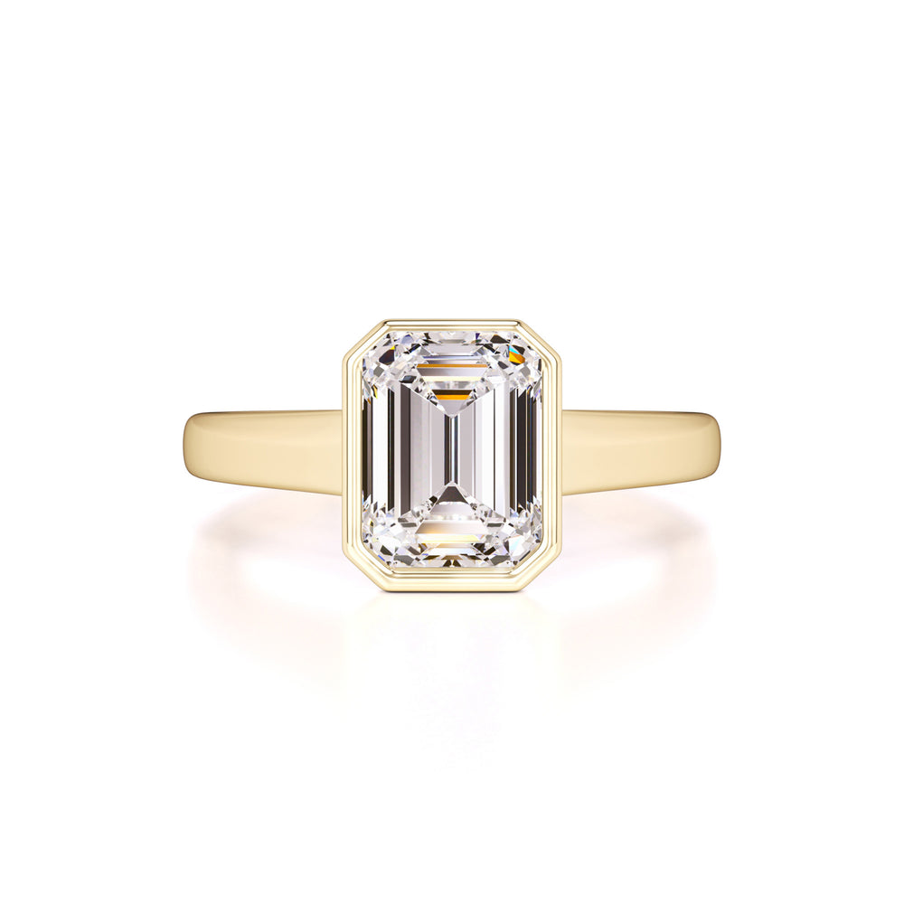 Serena Moissanite Ring | Yellow Gold | 1