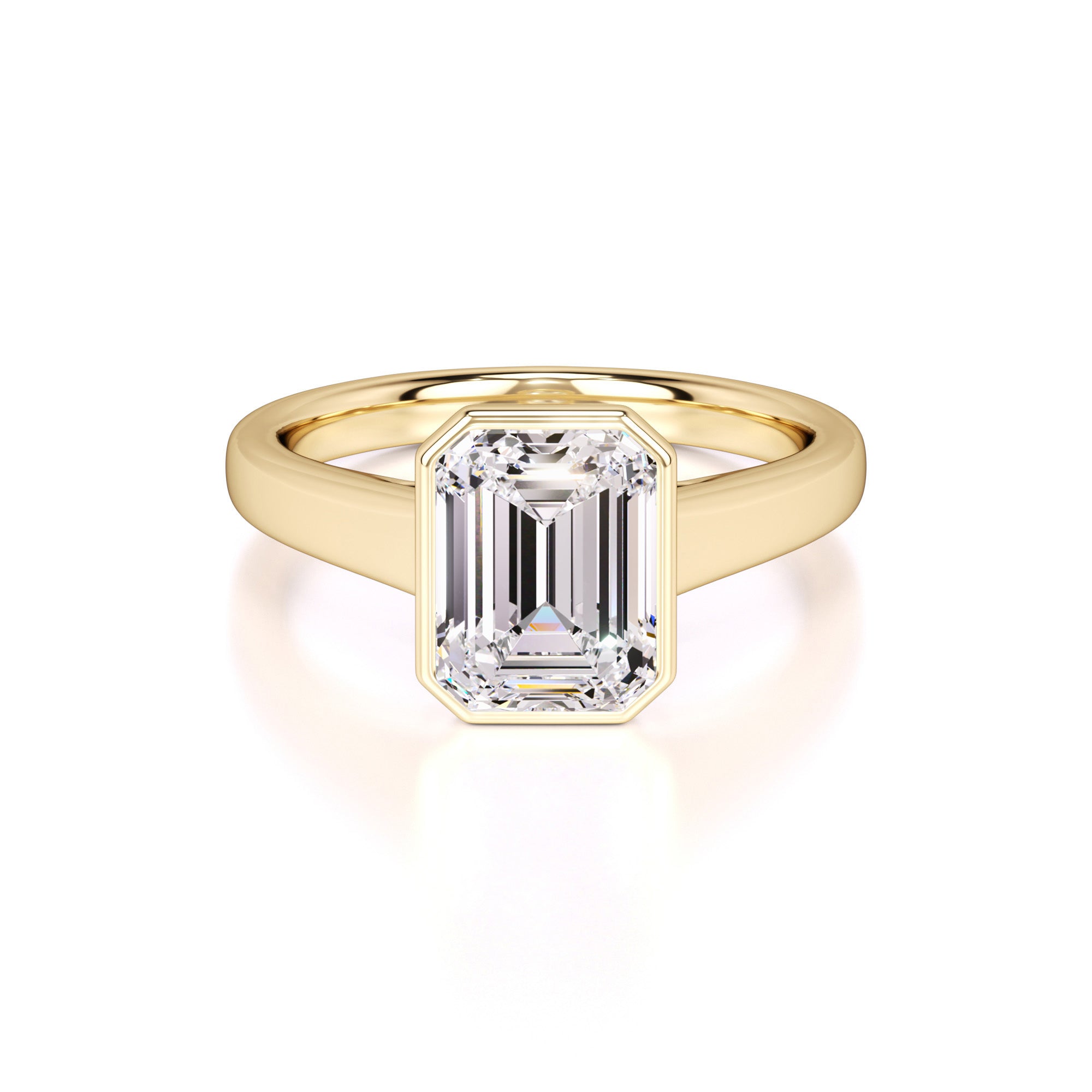 Serena Lab Grown Diamond Ring | Yellow Gold | 1