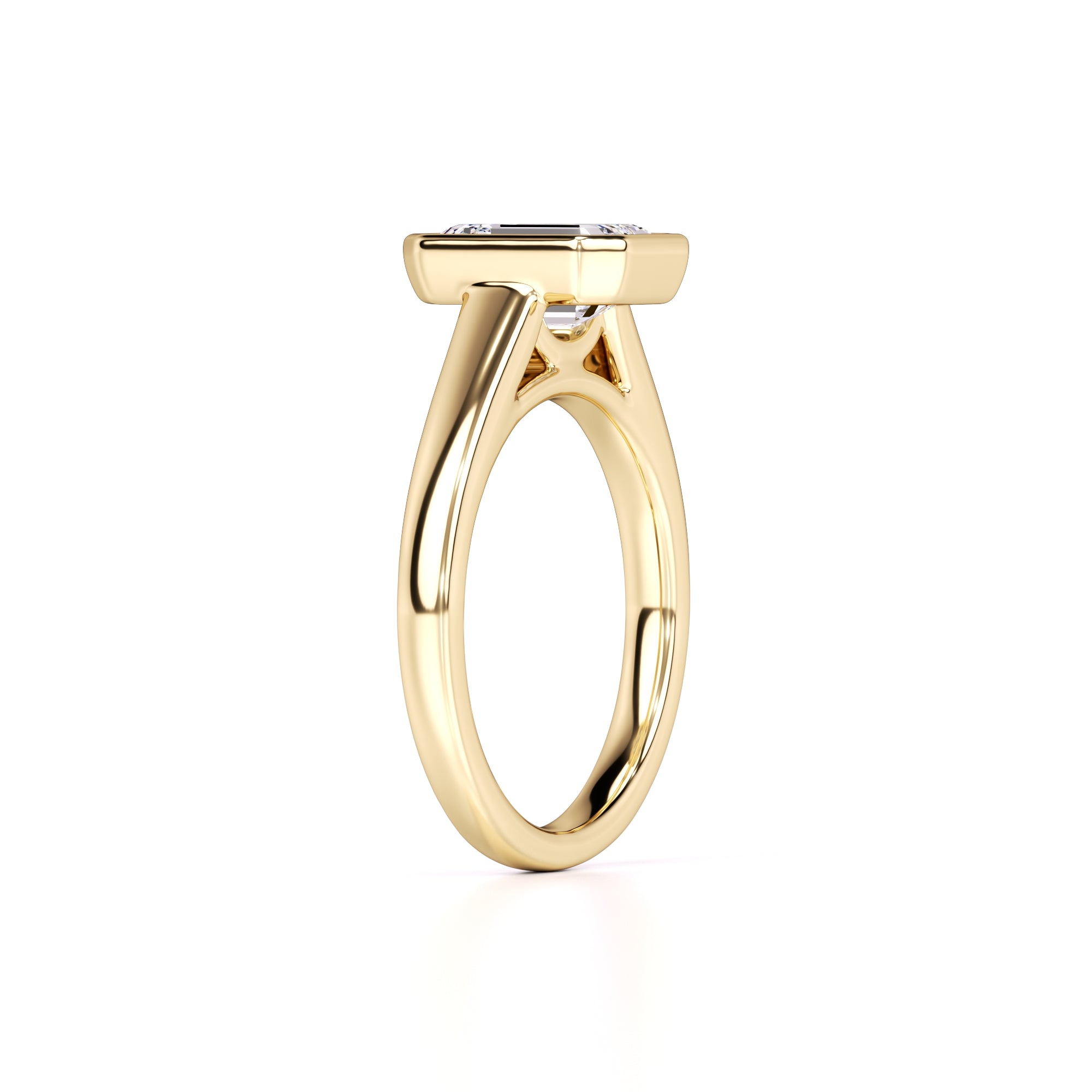 Serena Lab Grown Diamond Ring | Yellow Gold | 3