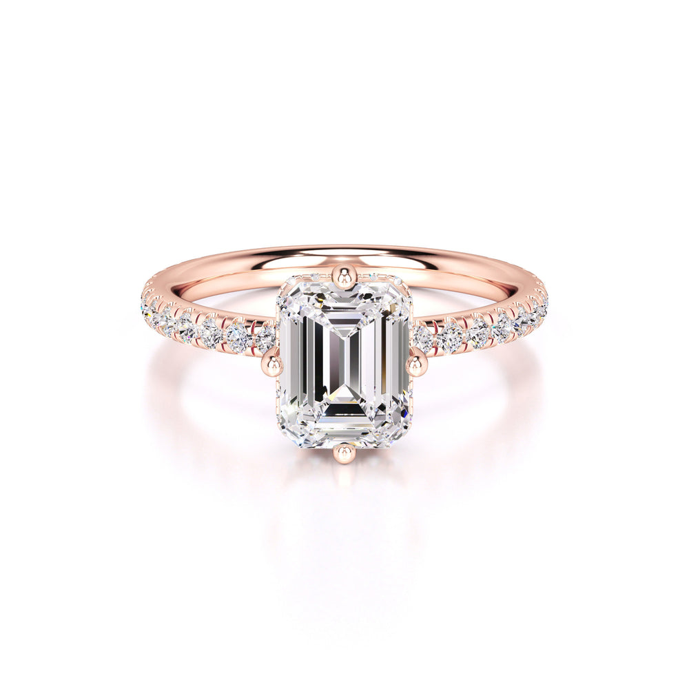Nadia Lab Grown Diamond Ring | Rose Gold | 1