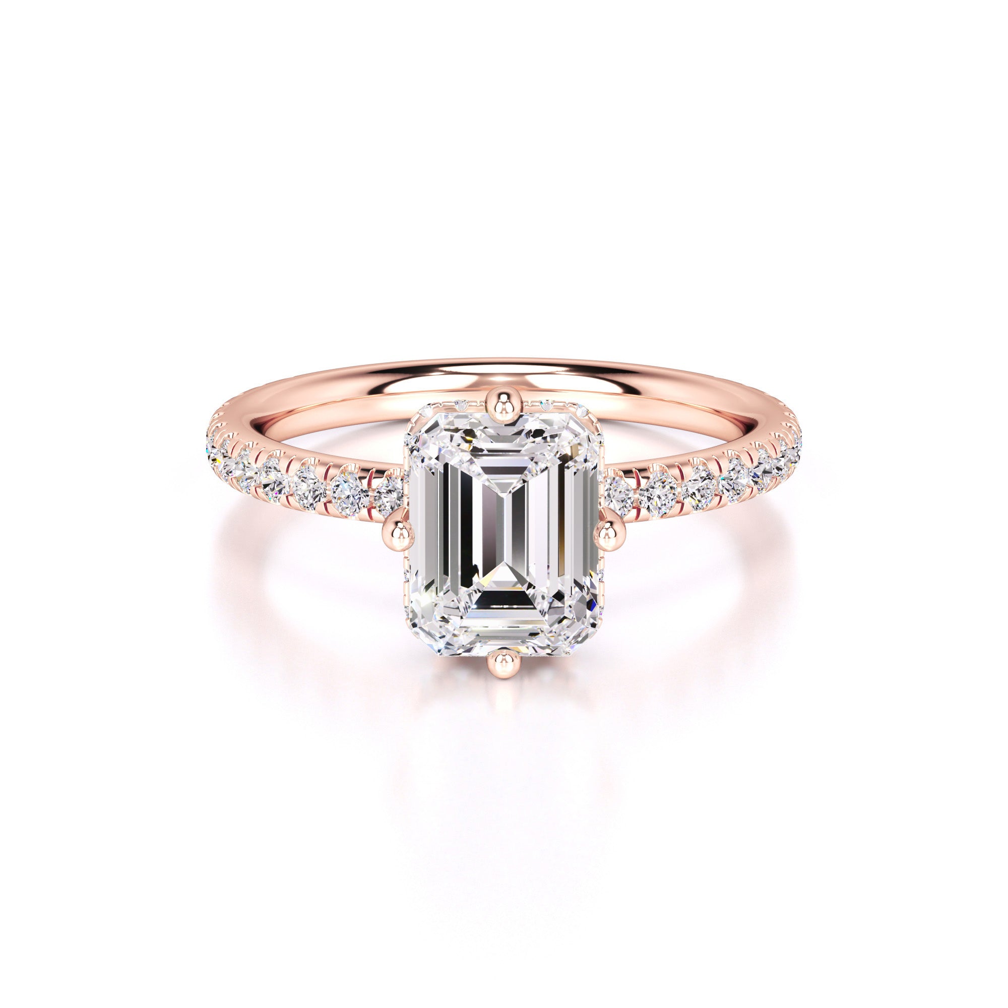 Nadia Lab Grown Diamond Ring | Rose Gold | 1