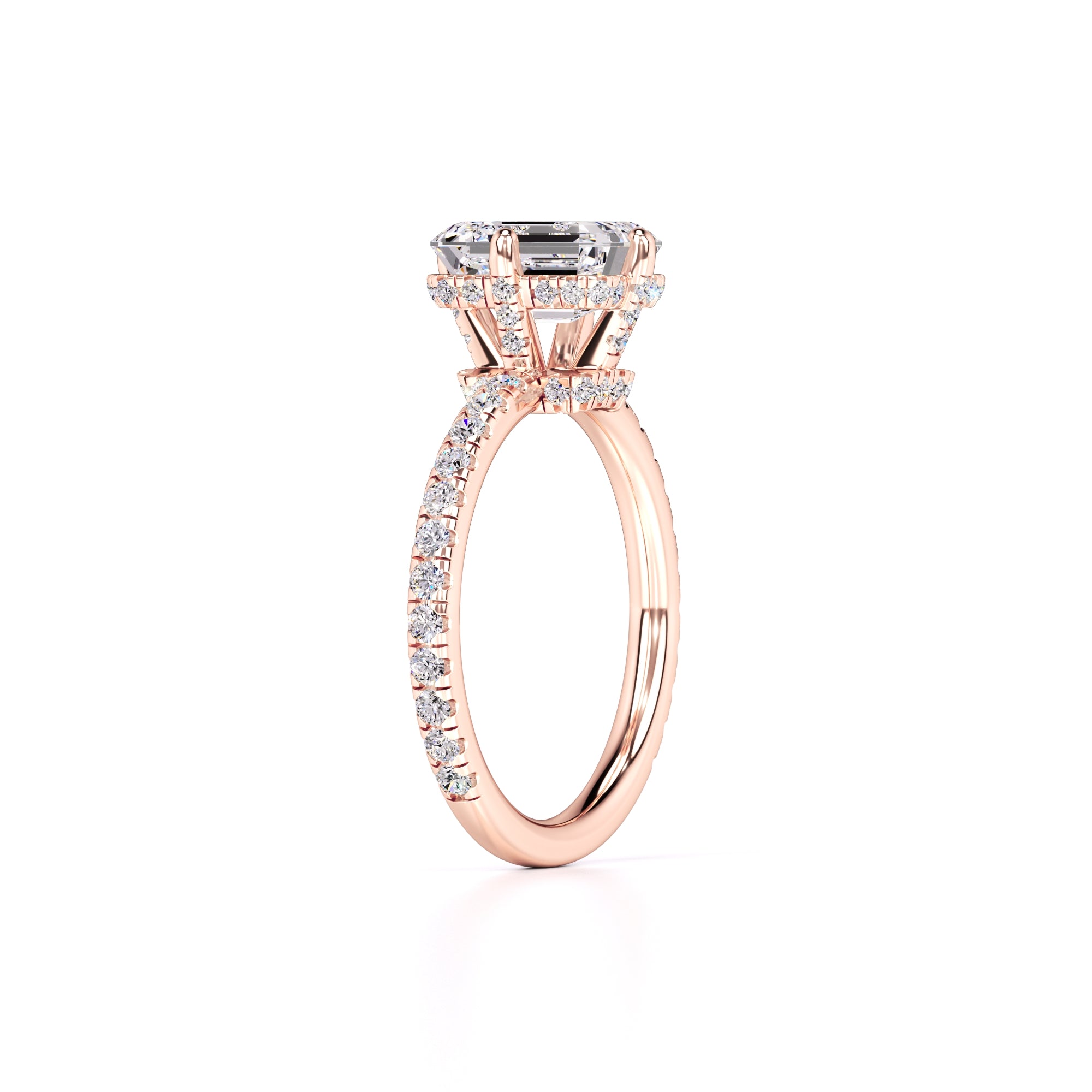 Nadia Lab Grown Diamond Ring | Rose Gold | 3