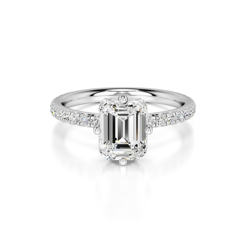 Nadia Lab Grown Diamond Ring | White Gold | 1