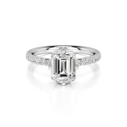 Nadia Lab Grown Diamond Ring | White Gold | 1