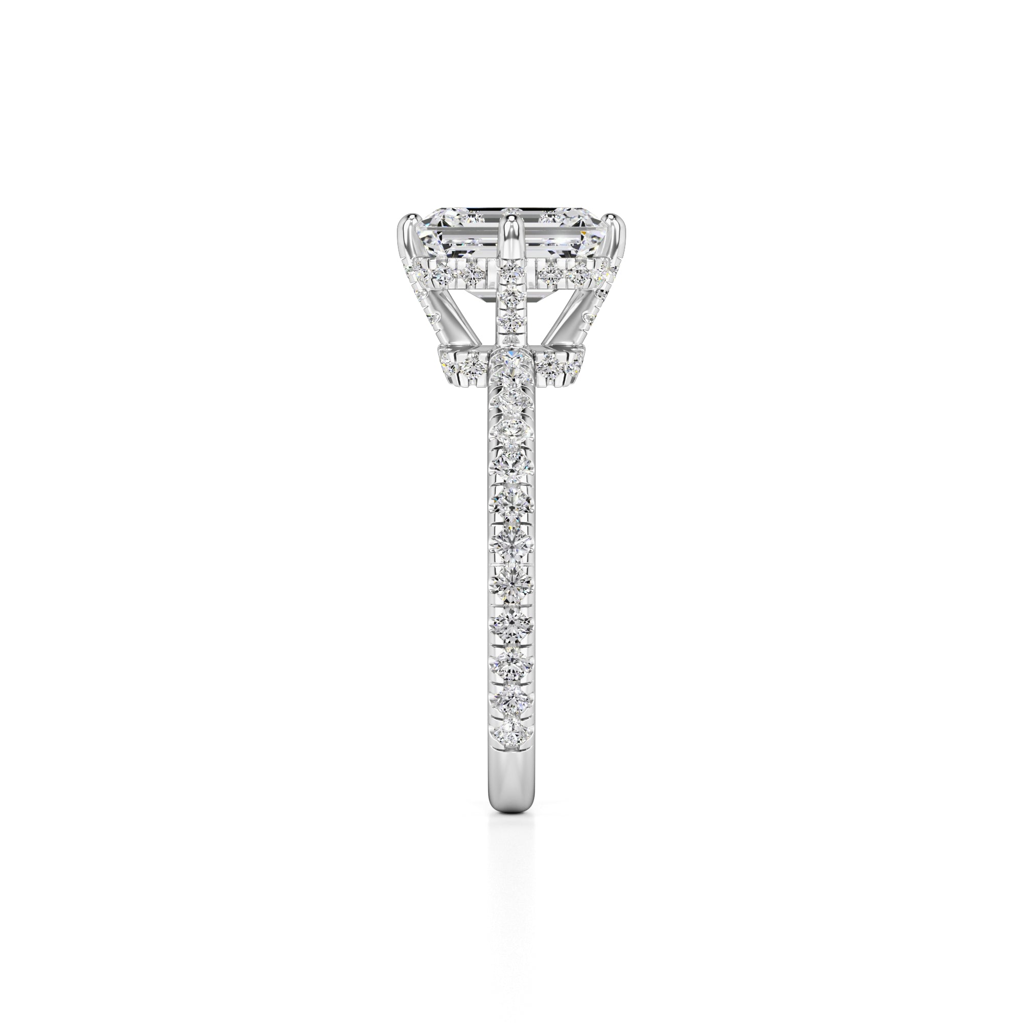 Nadia Lab Grown Diamond Ring | White Gold | 4