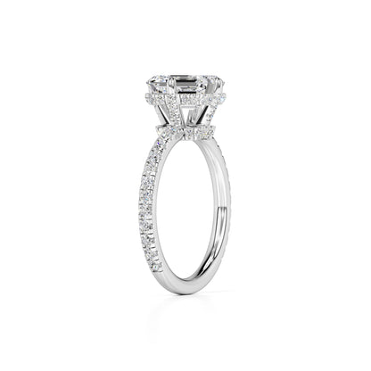 Nadia Lab Grown Diamond Ring | White Gold | 3