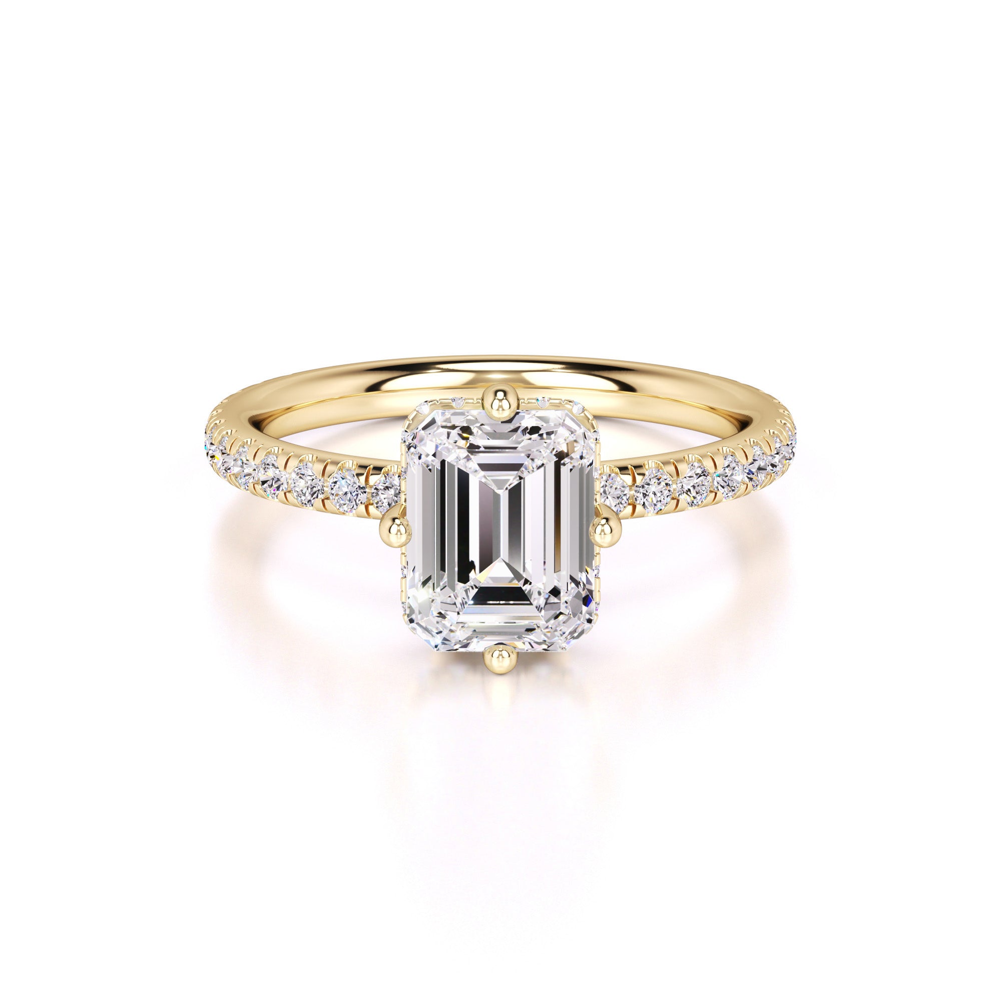 Nadia Lab Grown Diamond Ring | Yellow Gold | 1
