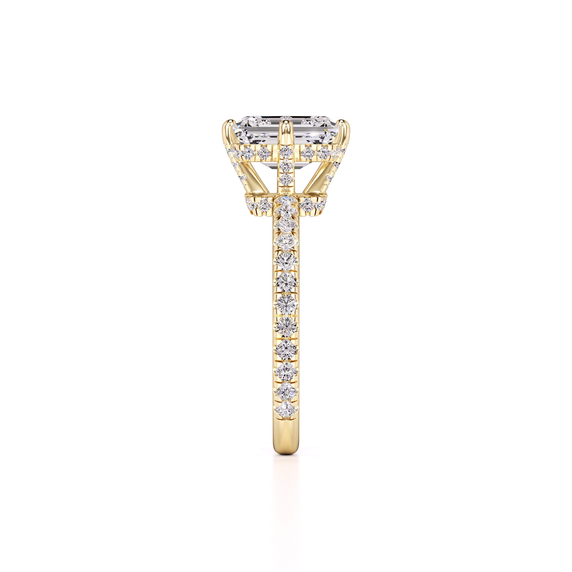 Nadia Lab Grown Diamond Ring | Yellow Gold | 4