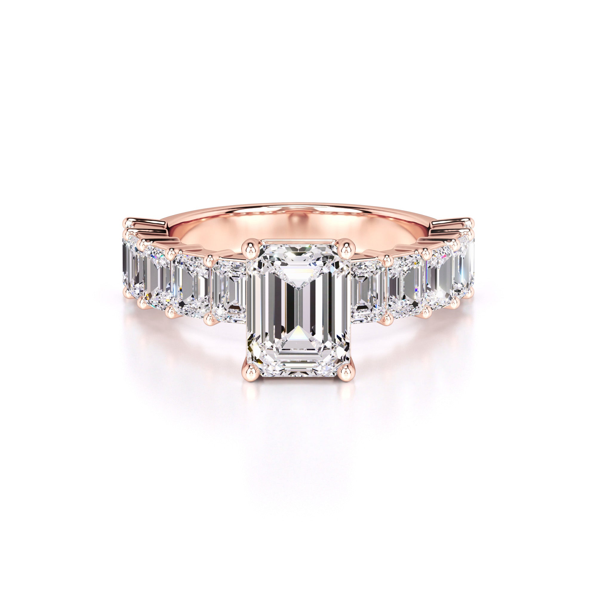 Brooklynn Lab Grown Diamond Ring | Rose Gold | 1