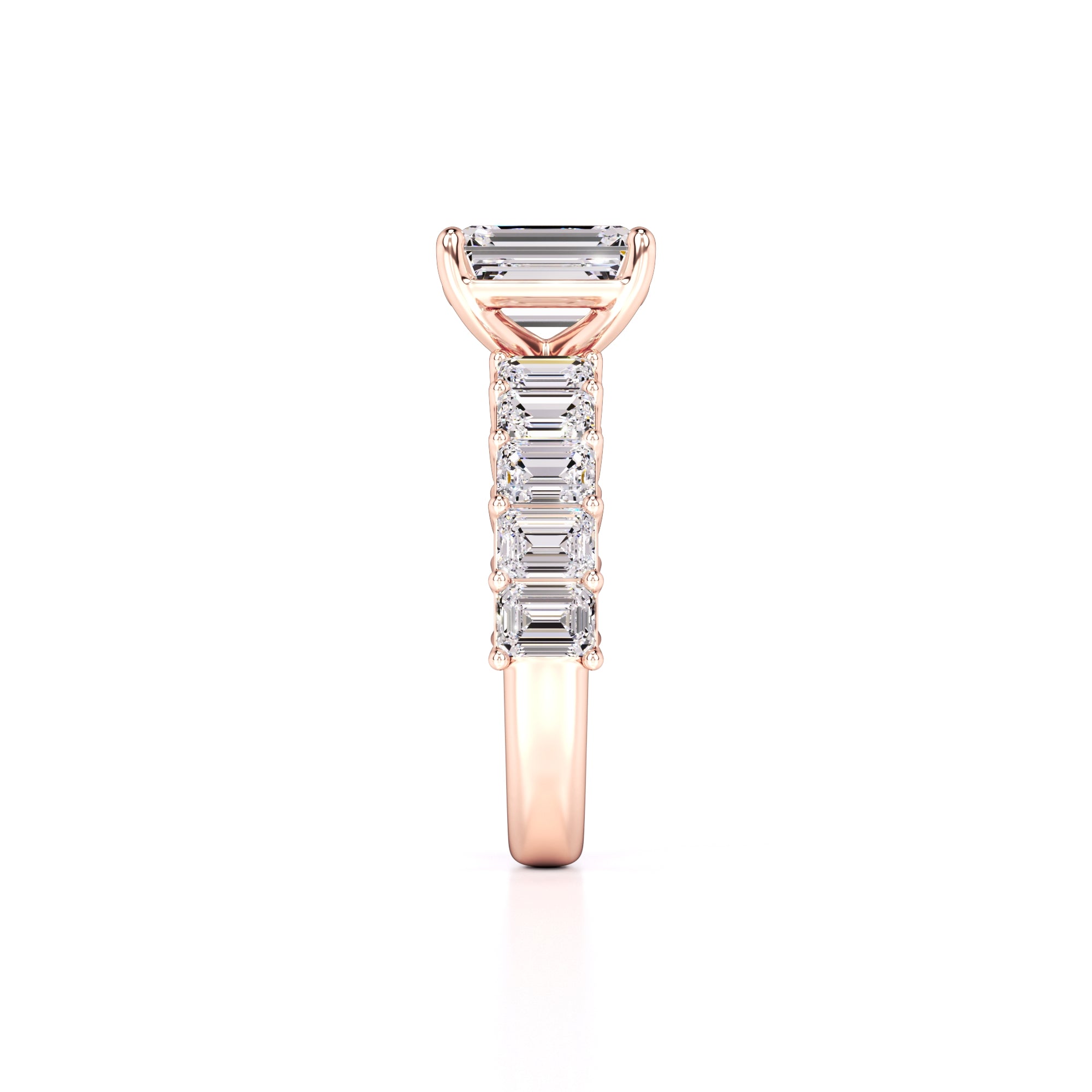 Brooklynn Lab Grown Diamond Ring | Rose Gold | 4
