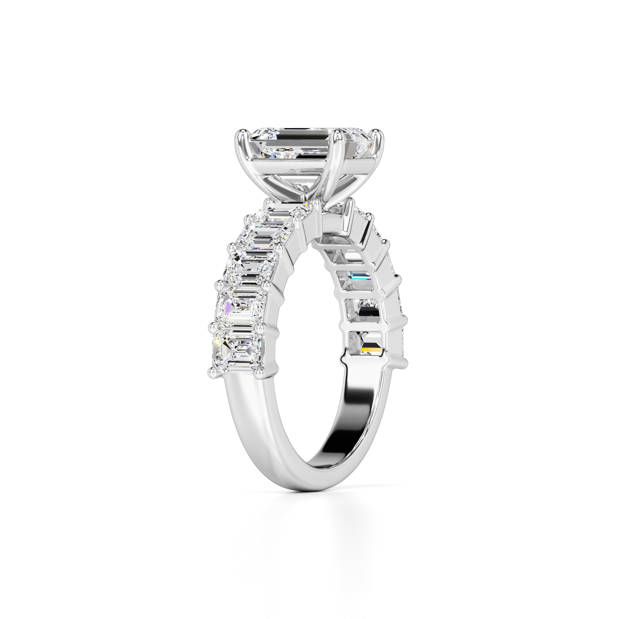 Brooklynn Lab Grown Diamond Ring | White Gold | 3