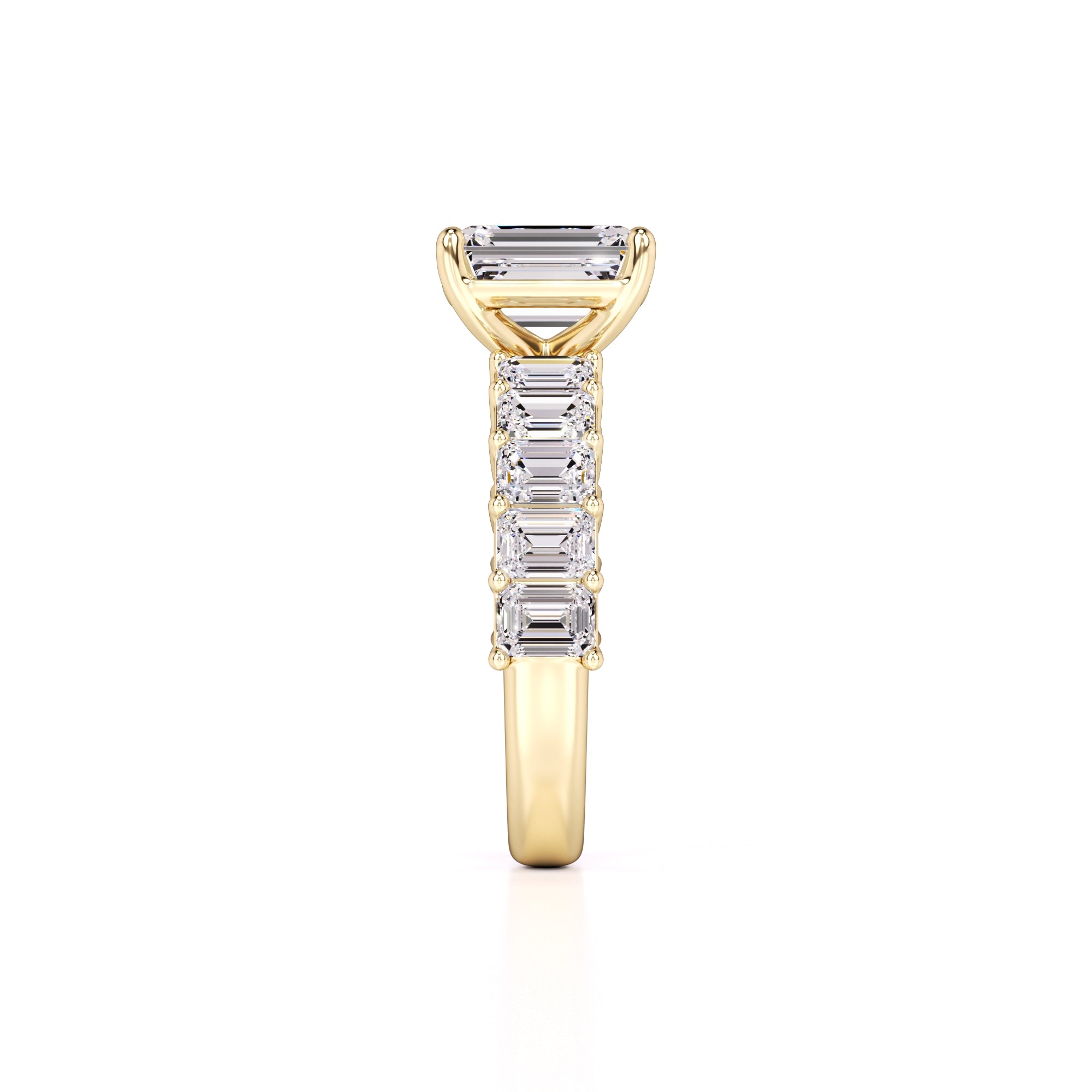 Brooklynn Lab Grown Diamond Ring | Yellow Gold | 4