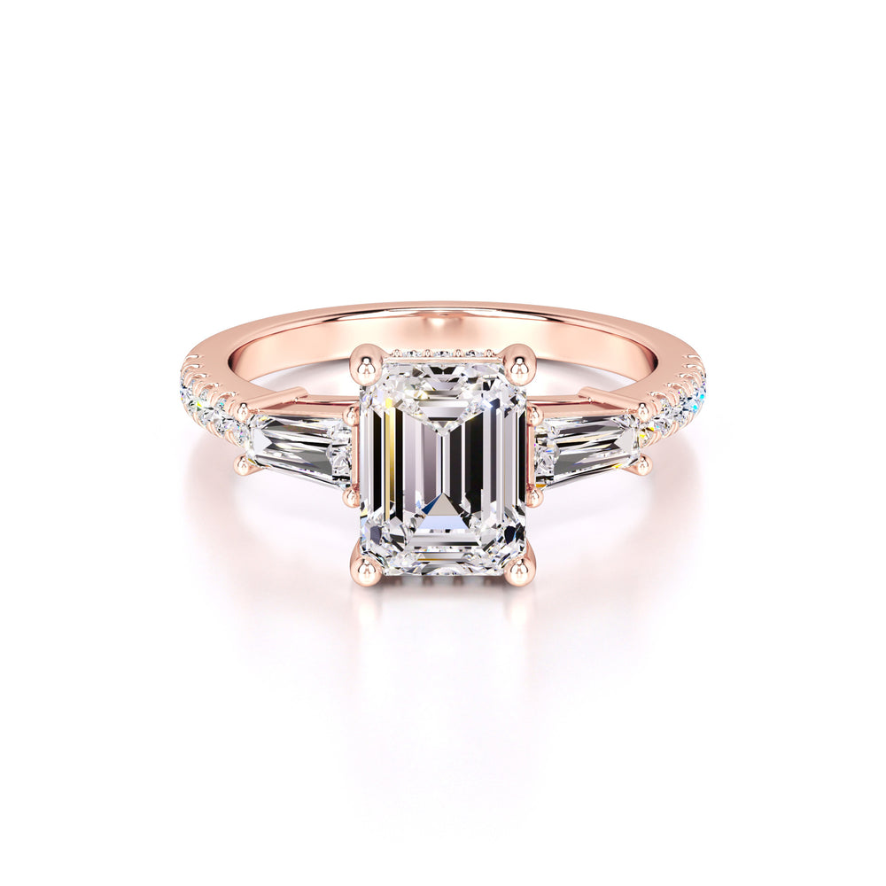 Bianca Lab Grown Diamond Ring | Rose Gold | 1