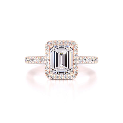 Jaylee Moissanite & Lab Grown Diamond Ring | Rose Gold | 1