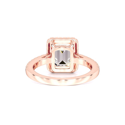 Jaylee Moissanite & Lab Grown Diamond Ring | Rose Gold | 3