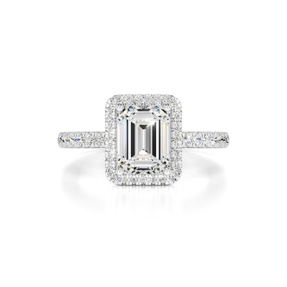 Jaylee Moissanite & Lab Grown Diamond Ring | White Gold | 1