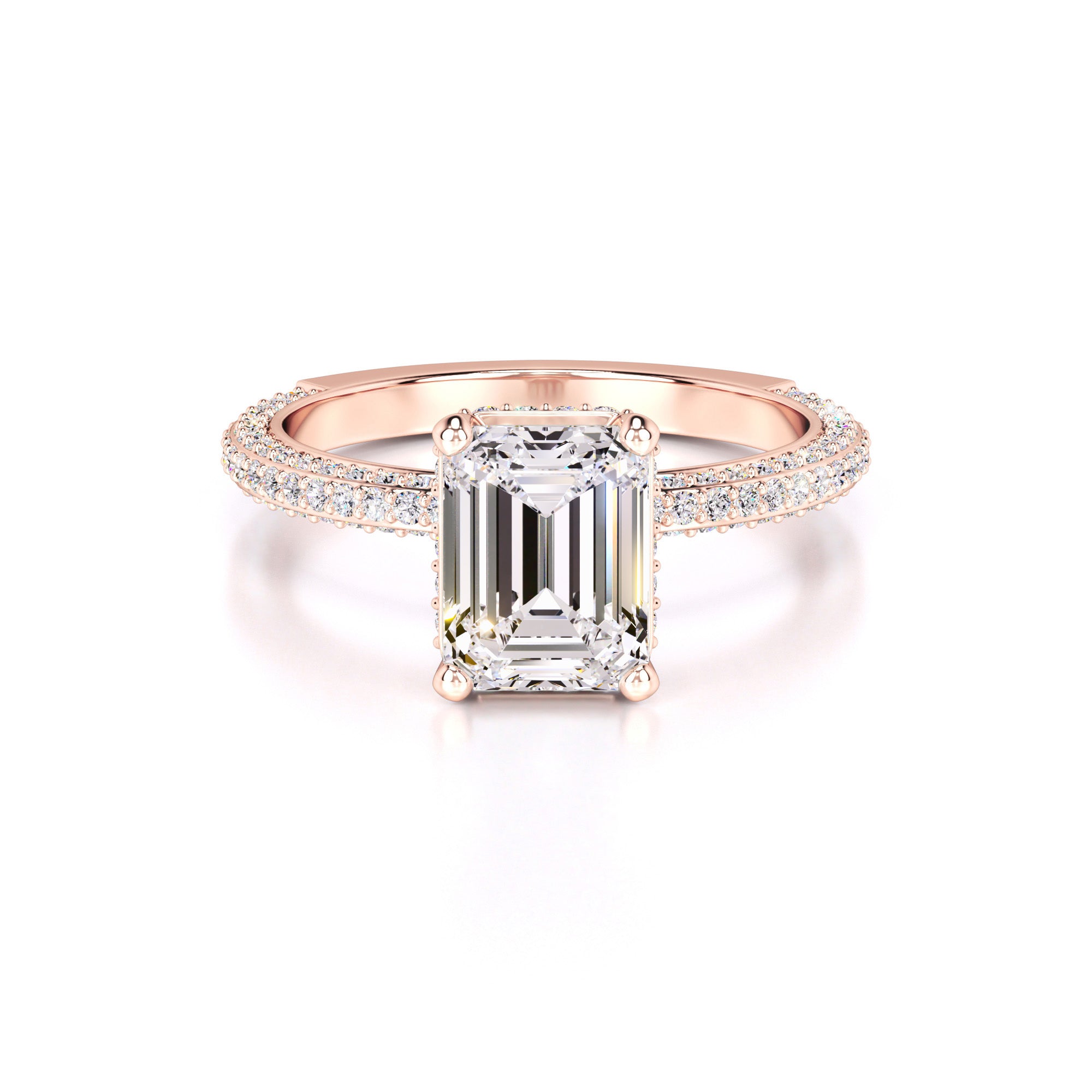 Harper Lab Grown Diamond Ring | Rose Gold | 1