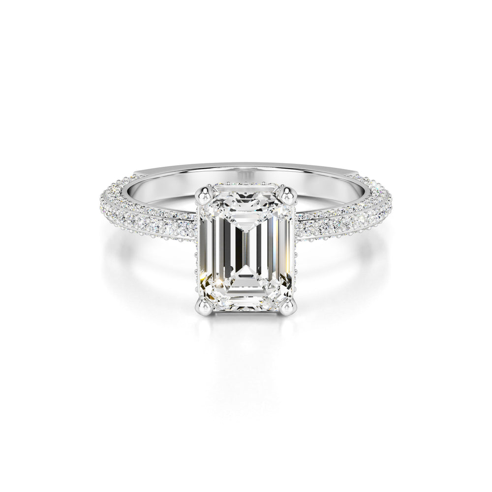 Harper Lab Grown Diamond Ring | White Gold | 1