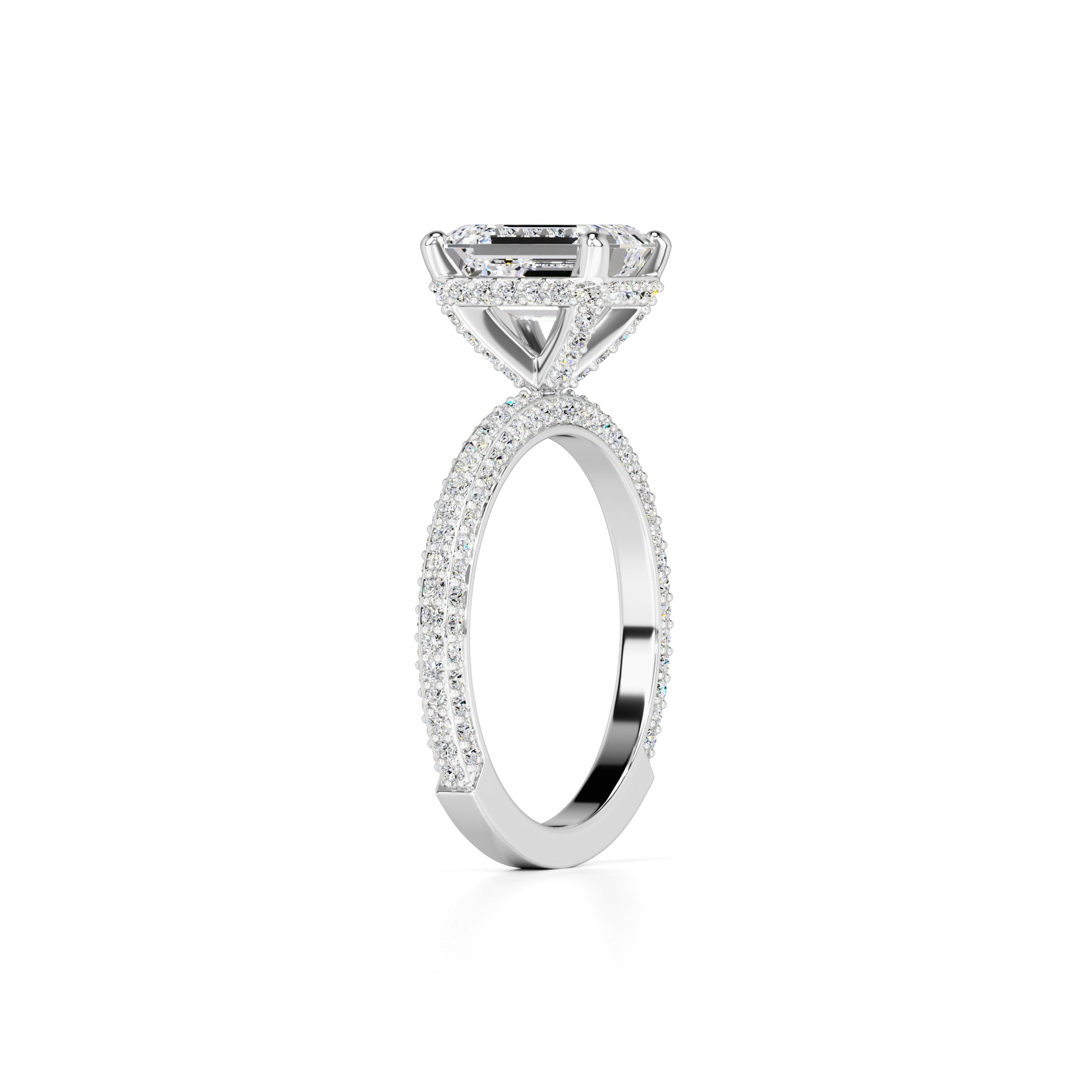 Harper Lab Grown Diamond Ring | White Gold | 3